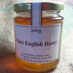 Raw organic English honey