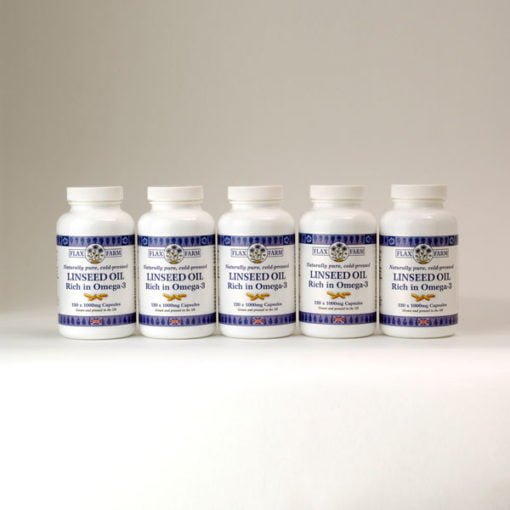 Linseed oil capsules 5 x 120 x 1000mg