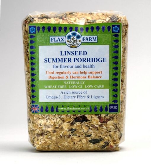 Summer linseeed porridge