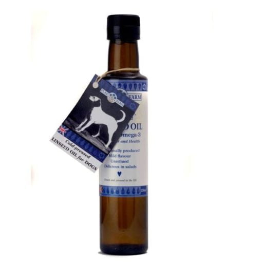 Cold-pressed linseed/flaxseed oil for dogs