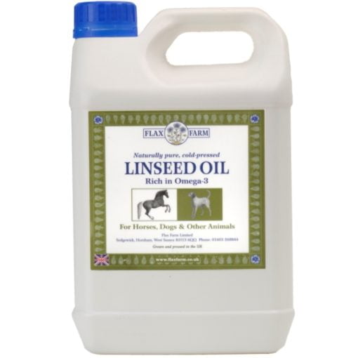 Cold-pressed linseed oil for Horses and Dogs 2.5l