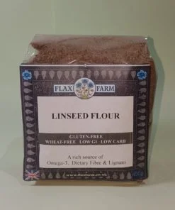 Linseed flour, concentrated lignans, high fibre, sugar-free, carb-free