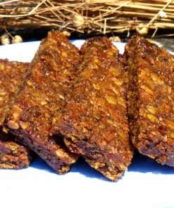 Flax Farm Gluten-free vegan Carrot Cake Flaxjacks linseed