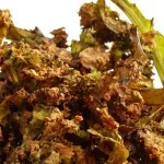 Kale and linseed chips