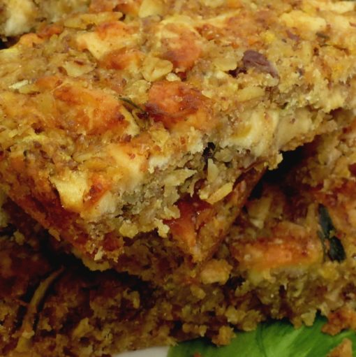 Courgette and apple cake flaxjacks, light super healthy and very delicious,