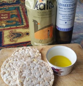 Flax Farm cold-pressed linseed oil makes a great alternative to butter.