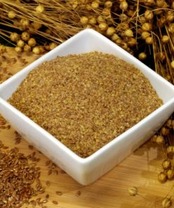 Ground bronze linseed (flax) high in fibre