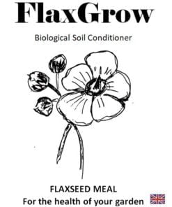 FlaxGrow Organic flax (linseed) meal soil conditioner/fertiliser Vegan