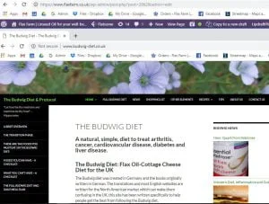Budwig Diet Website for the UK www.budwig-diet.co.uk