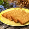 Golden vanilla luxury bake at home linseed flapjack