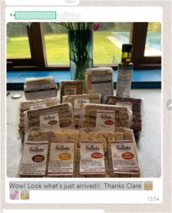 Mail order linseed flax oil and luxury linseed flapjacks