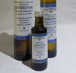 Organic Cold-pressed flaxseed linseed oil