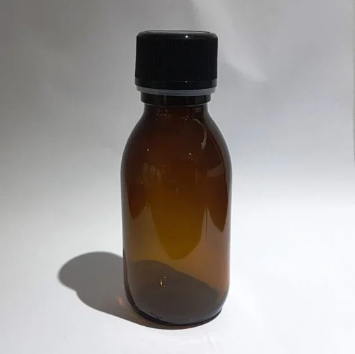Dark glass, uv-proof, light-proof bottles for flaxseed linseed oil