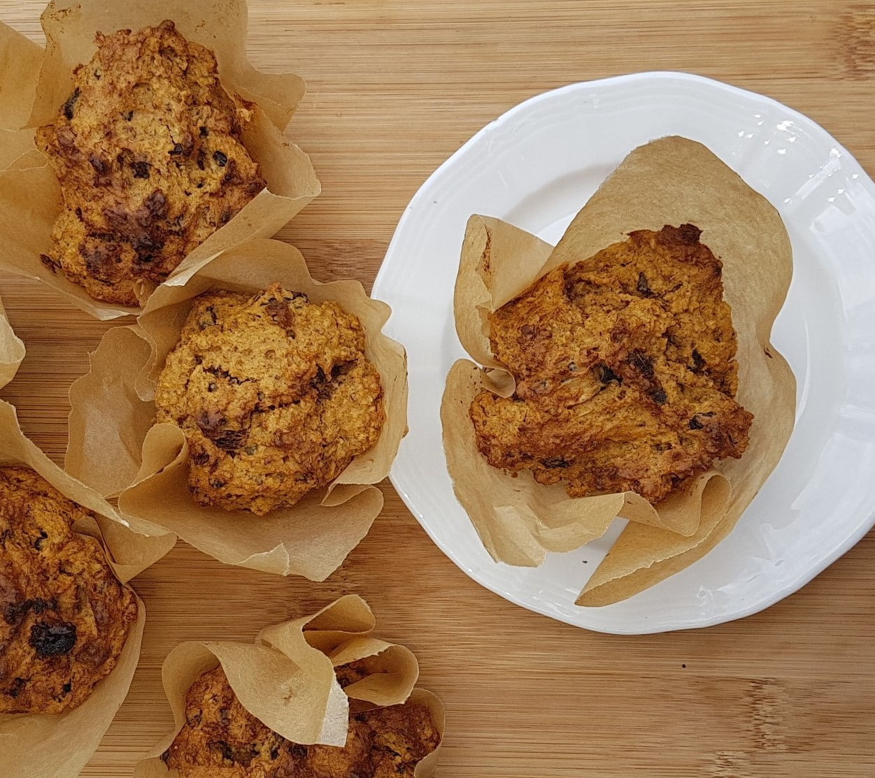 Gluten-free oat linseed sweet potato muffin recipe