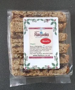 Vegan Gluten=free Mince pie Flaxjacks