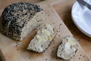 Keto Gluten-free Greek-style seeded loaf