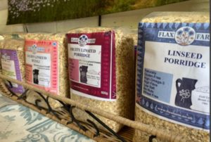 Flax Farm porridge and muesli is great for gluten-free breakfast and baking