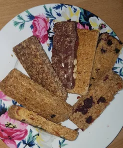 variety pack of 7 different Flaxjacks